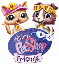 Littlest Pet Shop: Beach Friends title screen for Nintendo DS